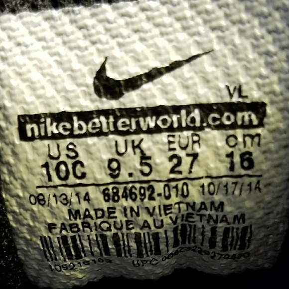 Nike bsbl cleats size 10c - Picture 4 of 4